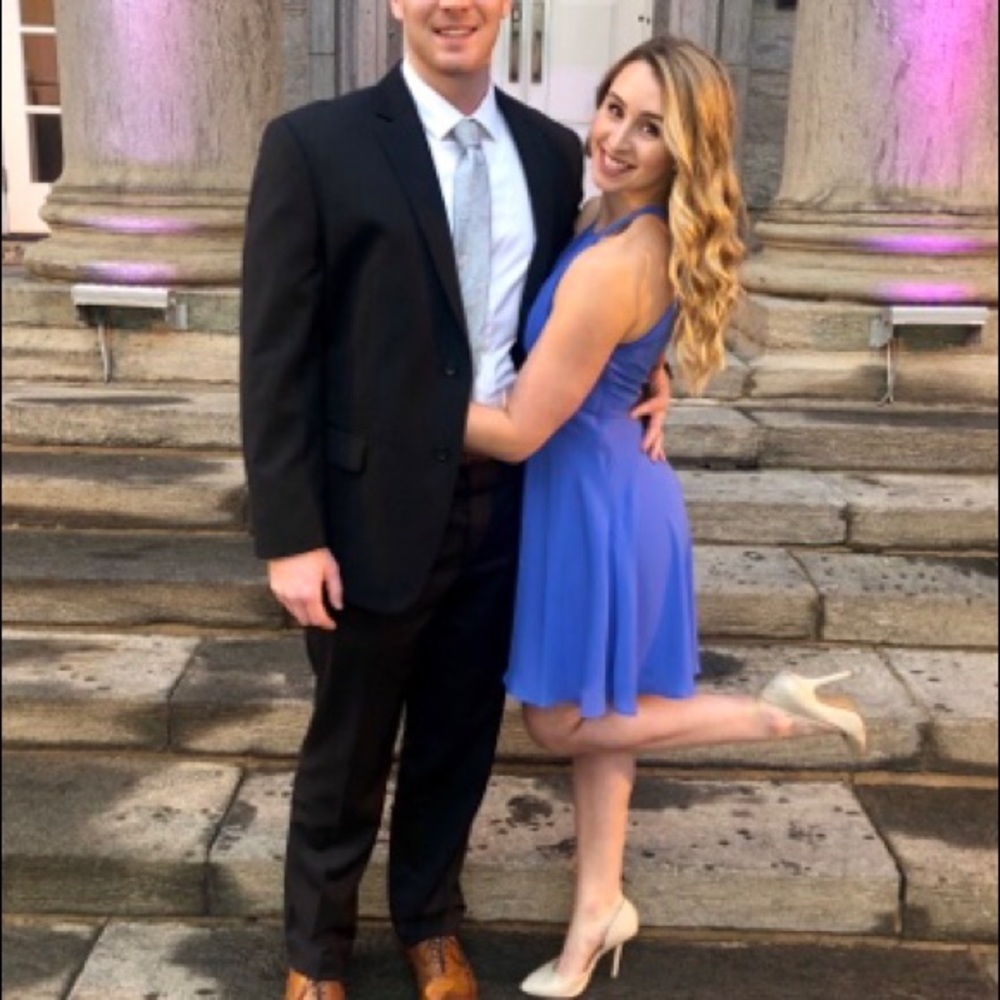 EUC skater style cocktail dress